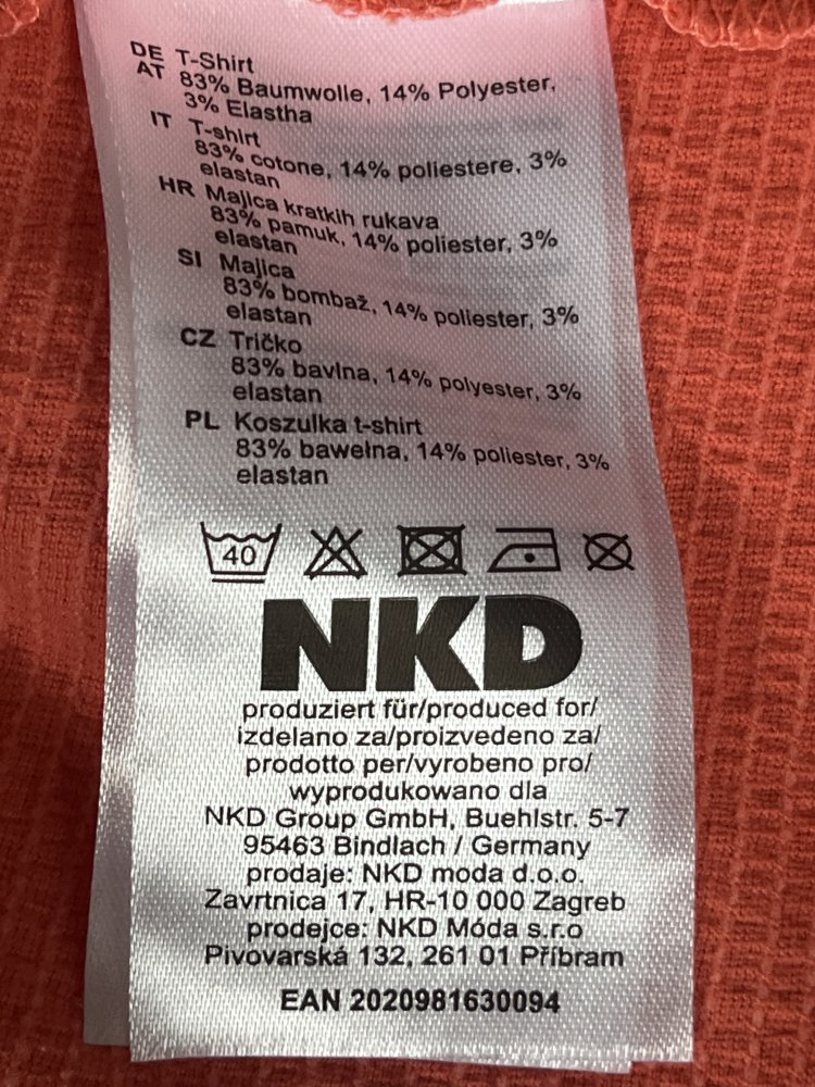 Laura Torelli Kurzarm Bluse mit Samba Ärmeln Gr.L / XL Apricot