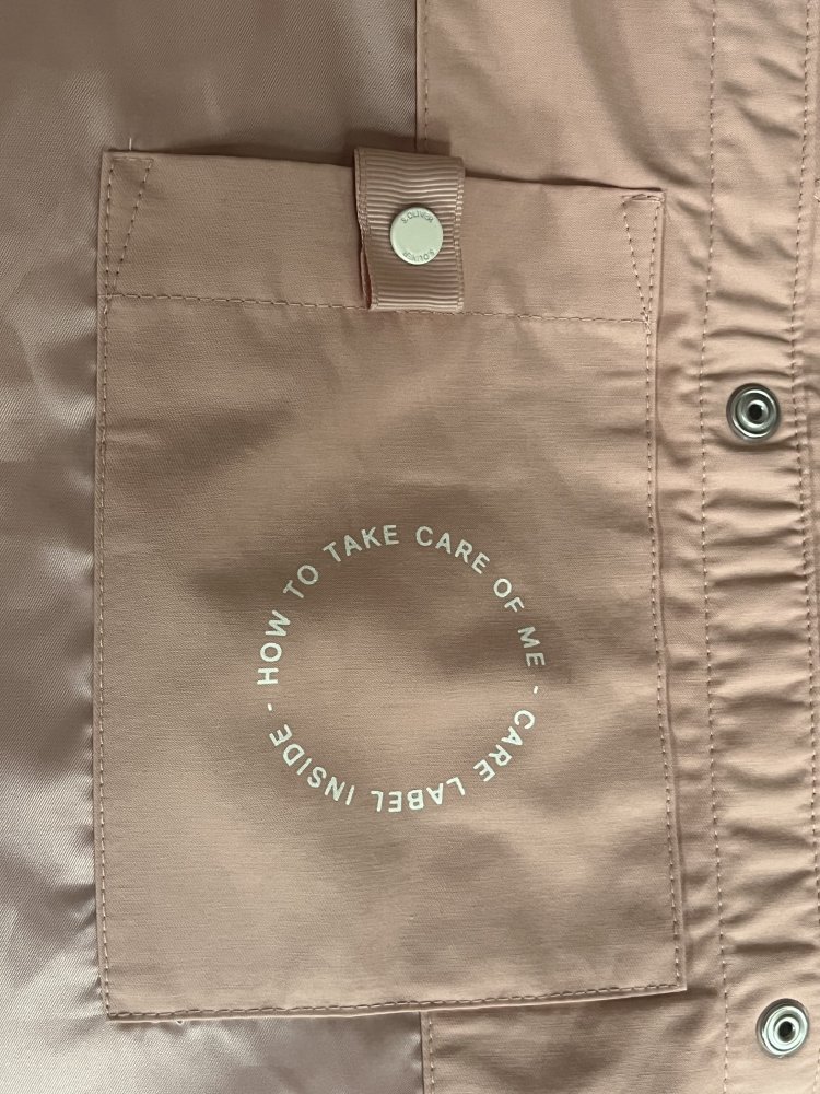 S.Oliver Übergangsjacke mit Hoodie Gr.XS Farbe Rose leicht unterfüttert, wasserabweisend