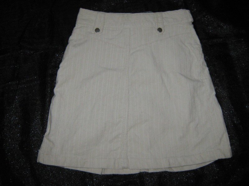 NEU * Ausgefallen * sexy * DESIGNER * Club- Style * Fein- Cord * High Waist * Falten- Mini- Rock * Gr. 36/ S * cremé- beige *