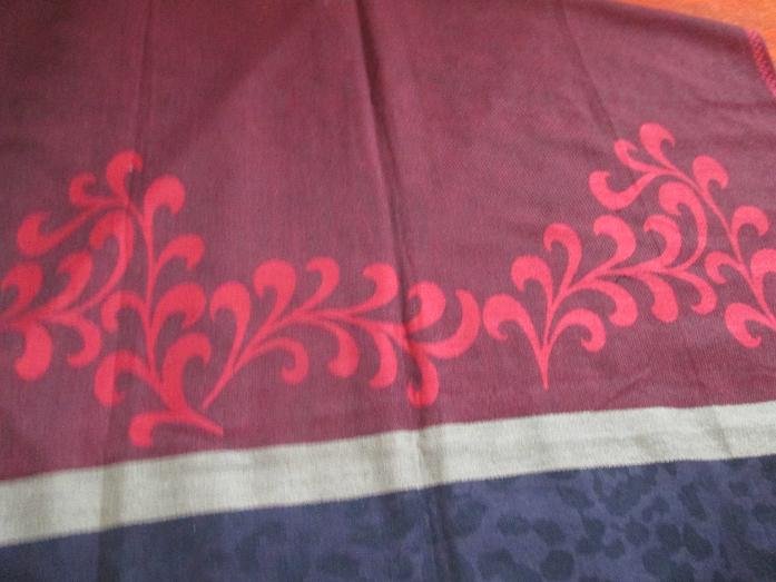 NEU * Edel * stylisch * DESIGNER * XXL * feine Schurwolle * Pashmina * Ranken * Animal * Leo * Boho * Ethno * Schal * Tuch * Scarf * Überwurf * Plaid * schwarz * dunkel- rot * lila * aubergine * cremè- beige *