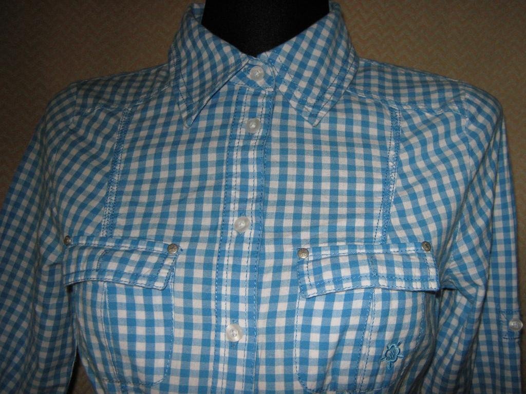 NEUw * Umwandelbar * Lang oder Kurz- Arm * Vichy- Karo * Hemd * Bluse 