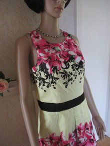  NEU * Cocktail * Ausgeh * Anlass * Blumen * Blüten * Flower- Power * Romantik * Sommer * Etui * Kleid 