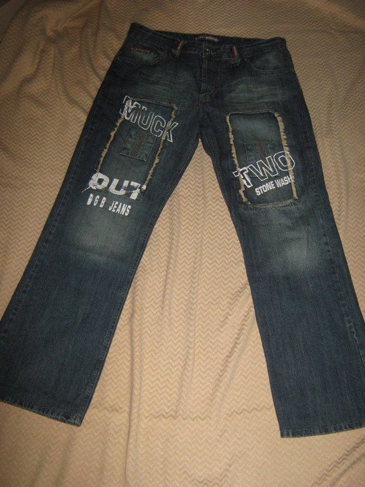 NEU * Ausgefallen * modern * Herren * Bootcut * Jeans * Hose 
