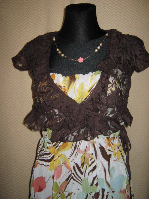  NEU * Lace- Spitzen * Volant * Bolero * Corp- Top * Wickel * Jäckchen * Cardingan 