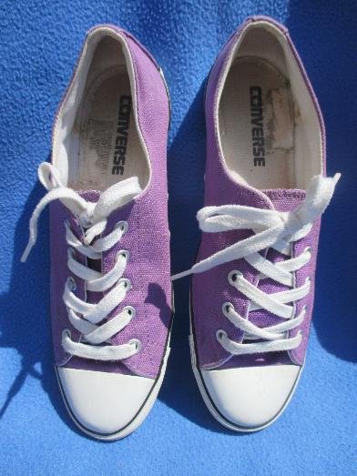 NEU * Damen * Sport * Freizeit * Canvas * Stoff * Chuck * Taylor All Star Dainty Ox * Sneaker * Schnür- Schuhe ''Converse All Star'' ORIGINAL * Gr. 38,5 = 5,5 * 7½ * lila * violett * veilchen *