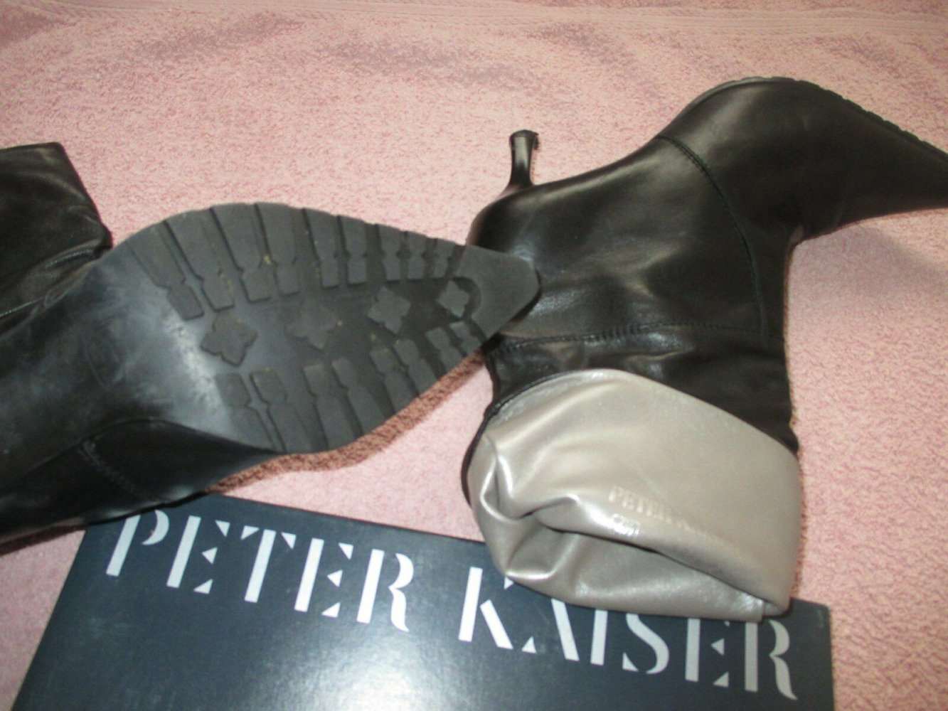  NEU * Echt- Leder * Schlupf * High-Heels * Stiefel * Stiefeletten 