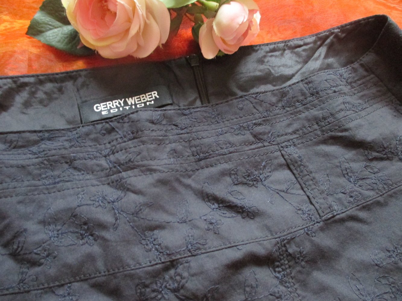 NEU * Romantik * Blumen- Blüten * Flower- Power * Stickerei * Stufen * Teller * Maxi * A- Linie * Rock im Hippie * Gipsy Look 