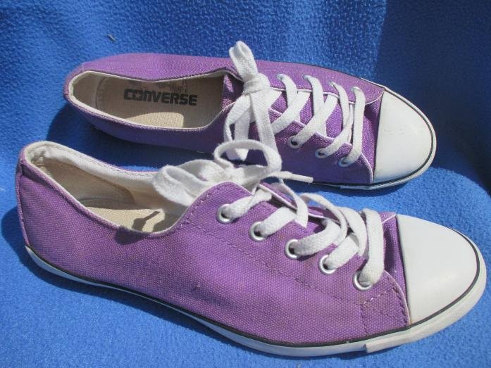 NEU * Damen * Sport * Freizeit * Canvas * Stoff * Chuck * Taylor All Star Dainty Ox * Sneaker * Schnür- Schuhe ''Converse All Star'' ORIGINAL * Gr. 38,5 = 5,5 * 7½ * lila * violett * veilchen *