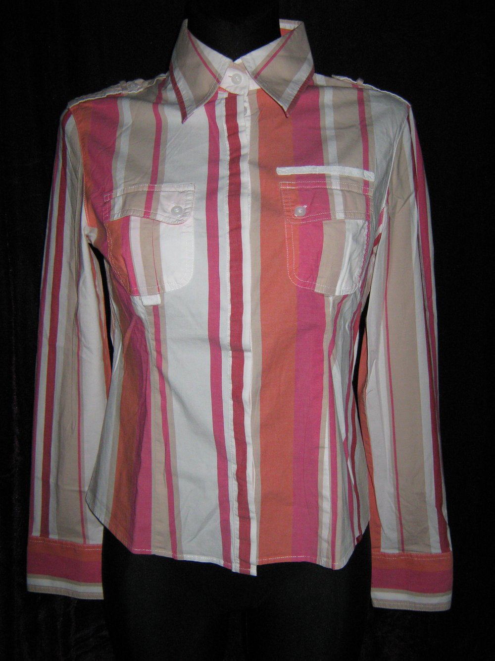 NEUw * Original VINTAGE * Business * Freizeit * Streifen * Hemd- Bluse 