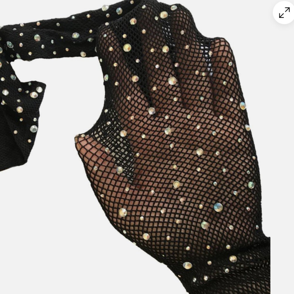 NEU Original verpackt * Sexy * aufregend * Swarovski * Strass * Glitzer * Kristalle * Netz- Strümpfe * Strumpfhose * Leegs 