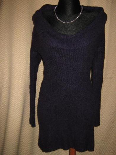 Ausgefallen * Carmen * Off Shoulder * Fein- Strick * Bodycon * Mini- Kleid oder Long- Pullover 