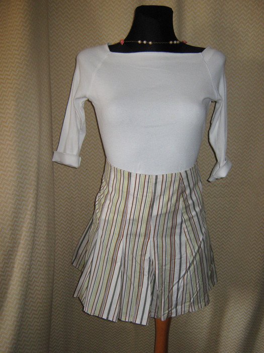 NEU * Schulmädchen * Lolita * Go- Go- Style * Falten * Streifen * Mini- Rock 