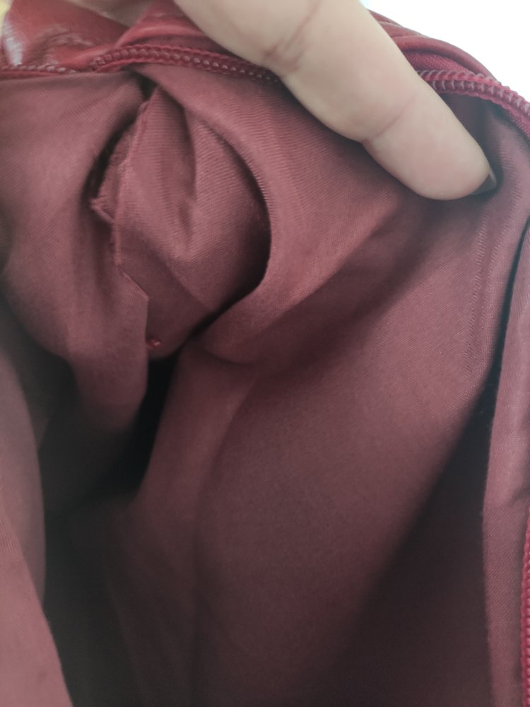 Rote Echtledertasche 