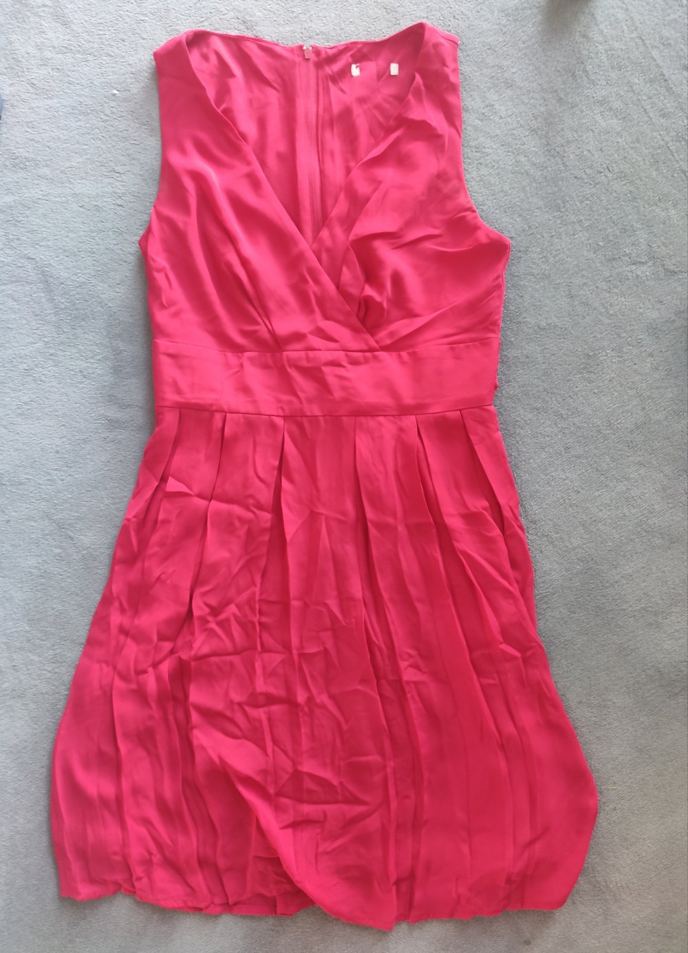 Rotes Kleid 34 Wickeloptik 