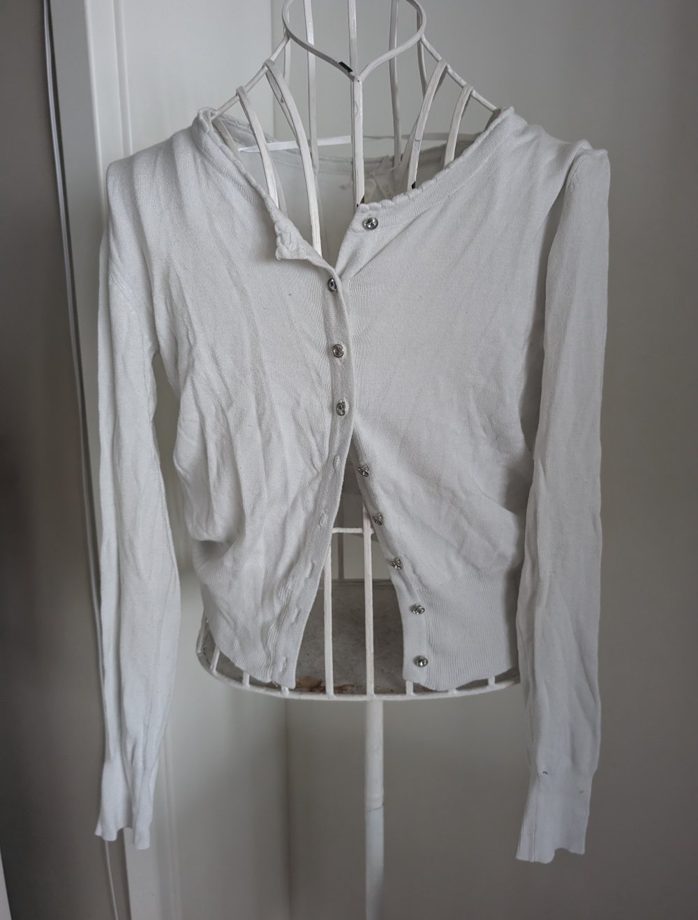 helle süsse Strickjacke 40