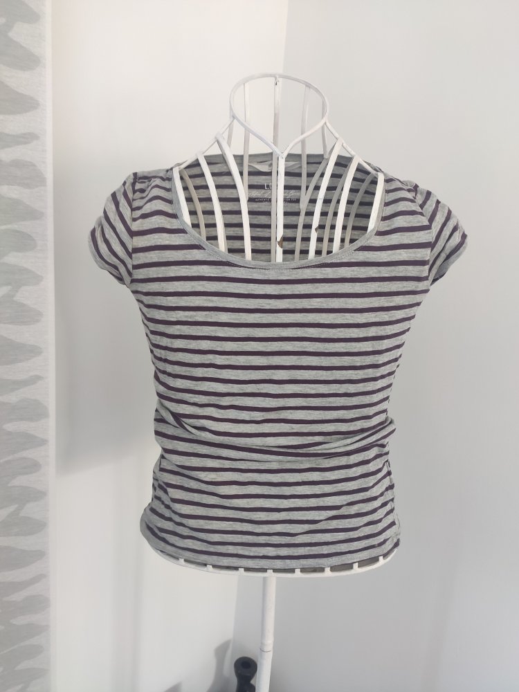 Gestreiftes Basicshirt H&M S 