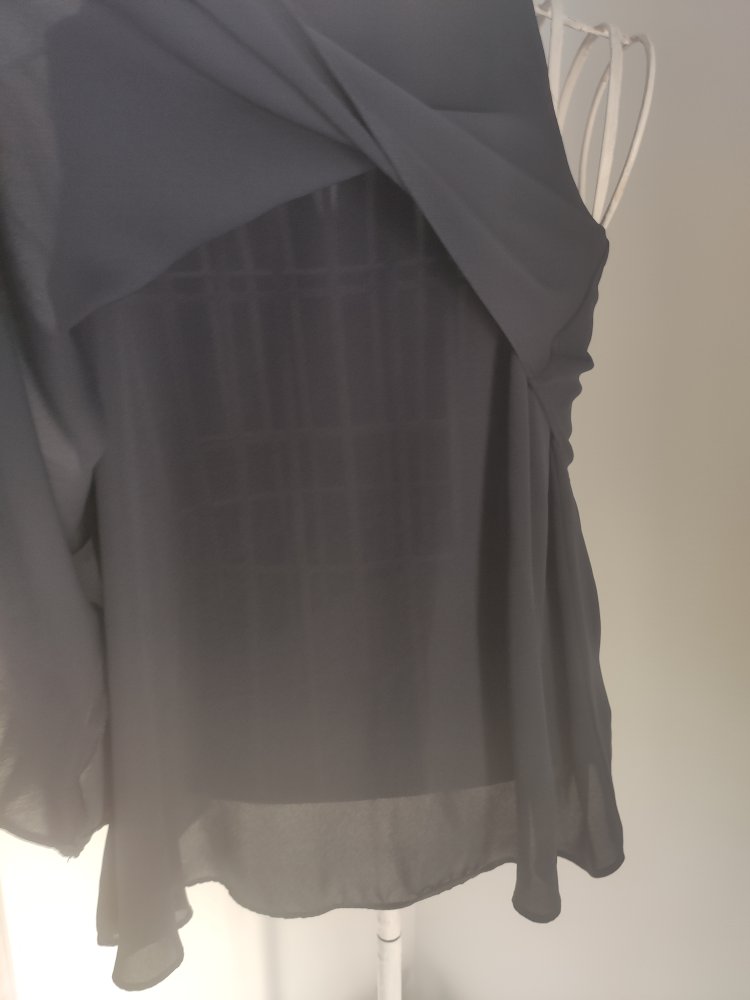 Mango Blusenshirt XS blau
