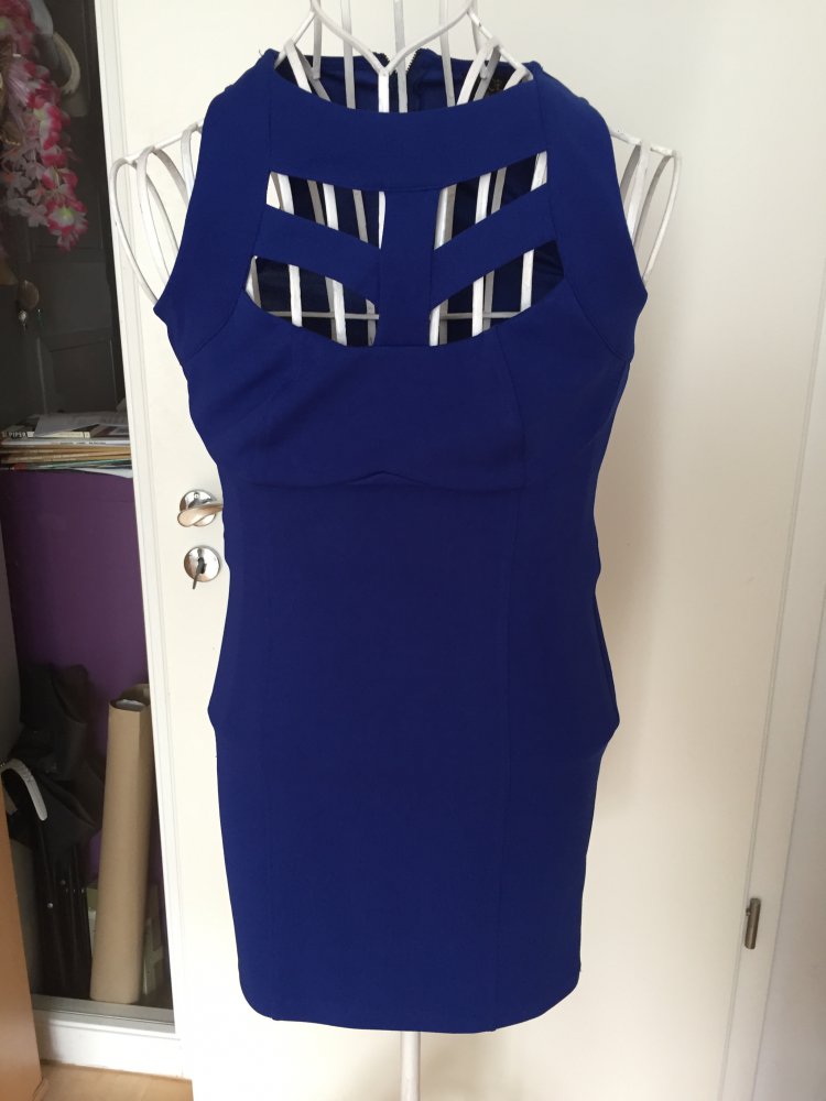 Blaues Cocktailkleid 