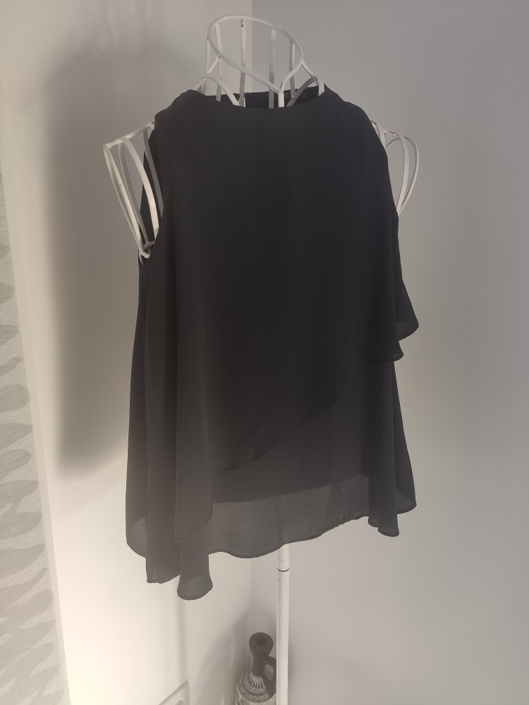 Mango Blusenshirt XS blau