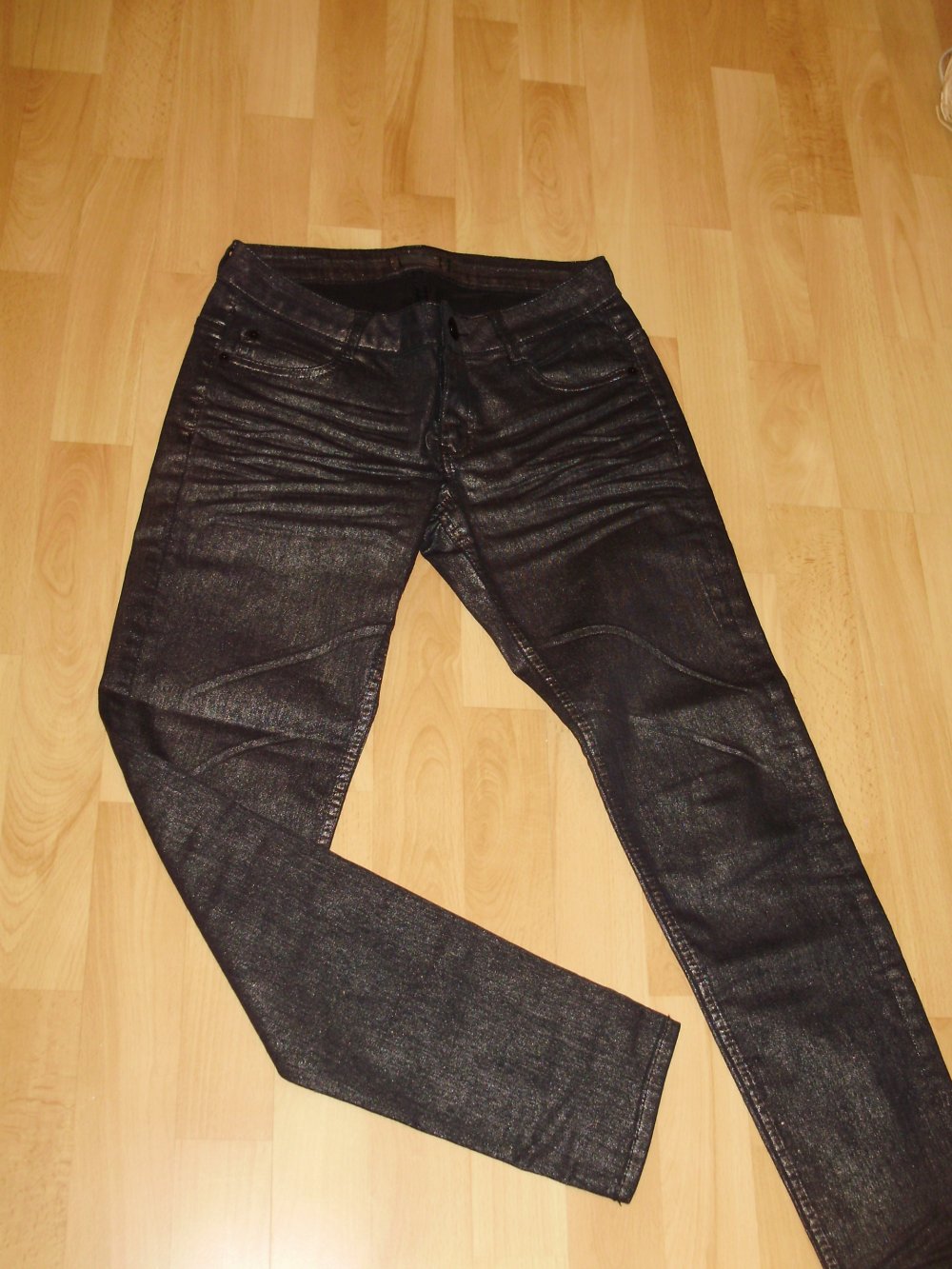 s. oliver Hose blau wie Jeans leichter Glanz Gr 34