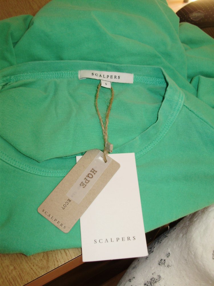 Scalpers Shirt grün S Neu Etikett