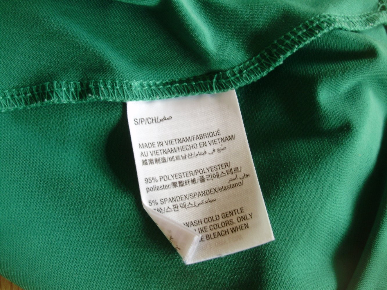 INC Shirt grün Raffung S
