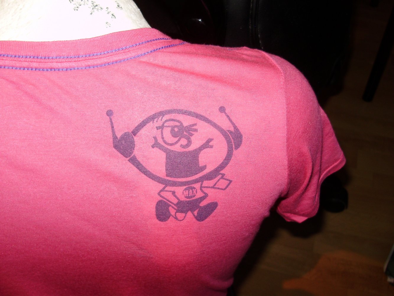 Nike Shirt pink lila Print Gr S passend