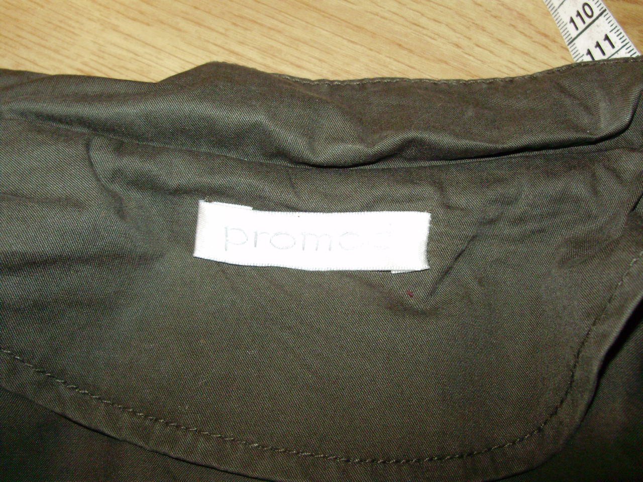 Promod Weste Cargo Kapuze khaki 34 S