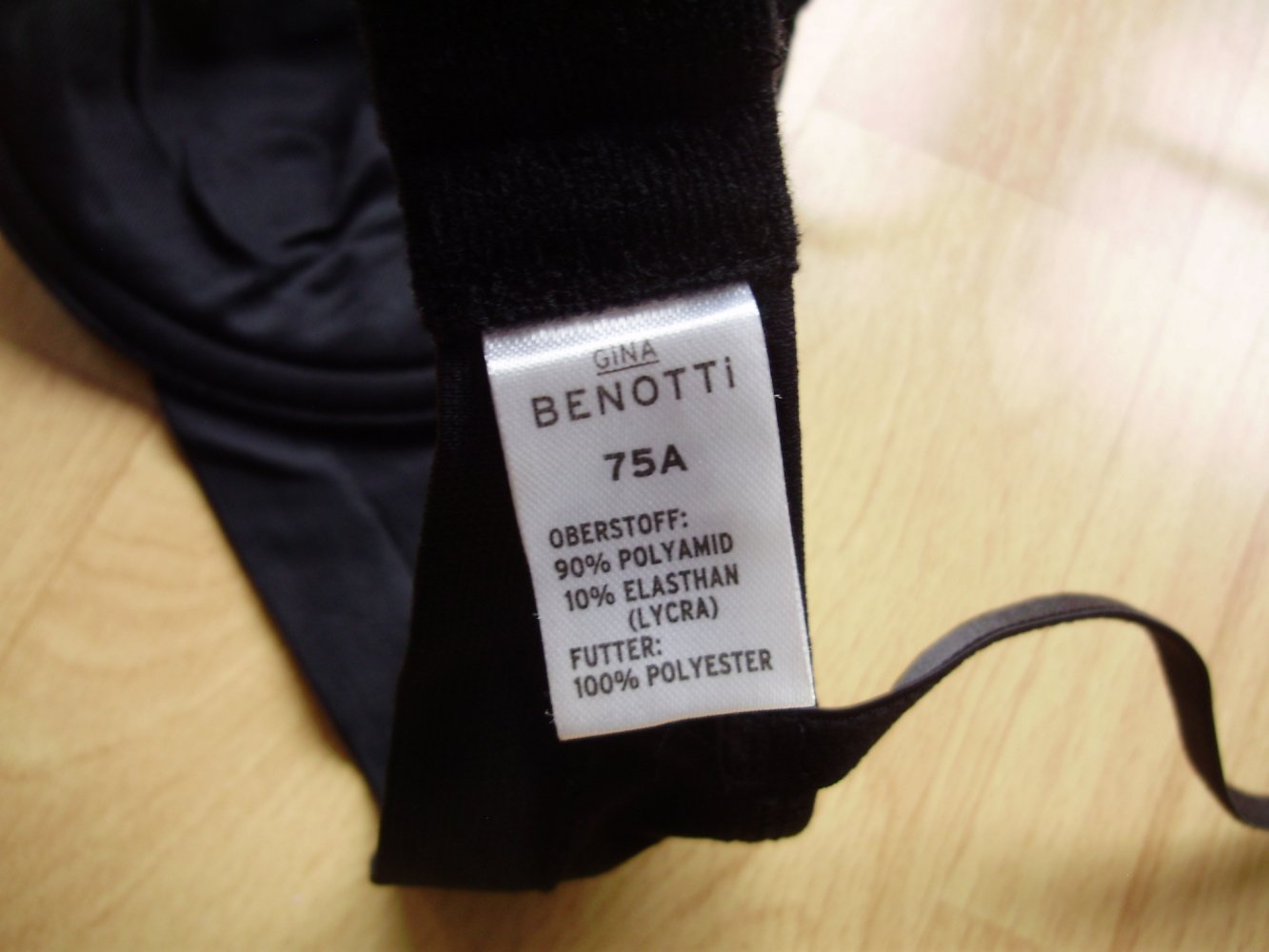Gina Benotti BH schwarz 75A wie neu