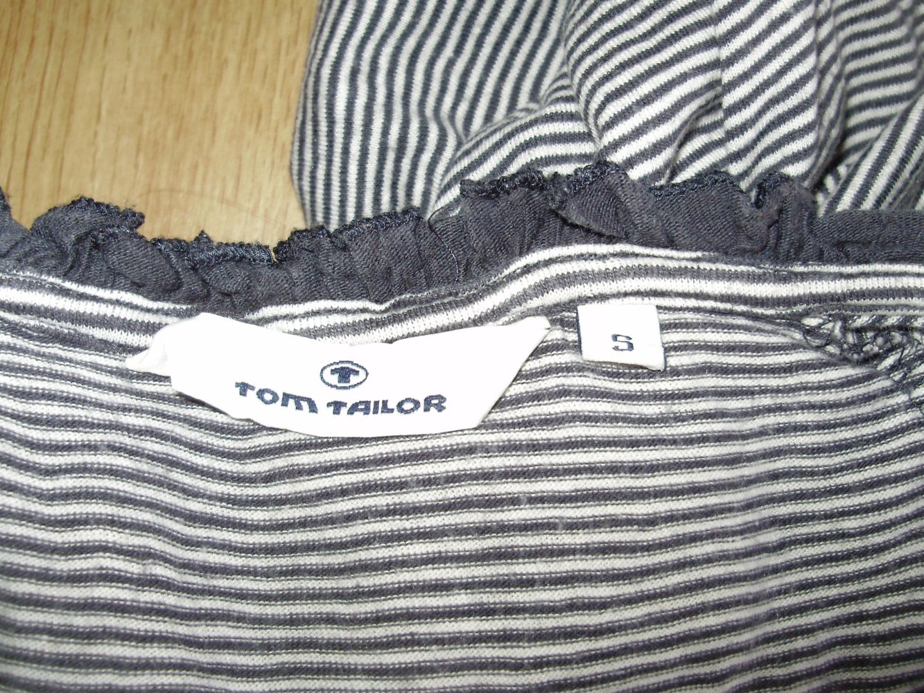 Tom Tailor LA Shirt Streifen braun beige romantisch S