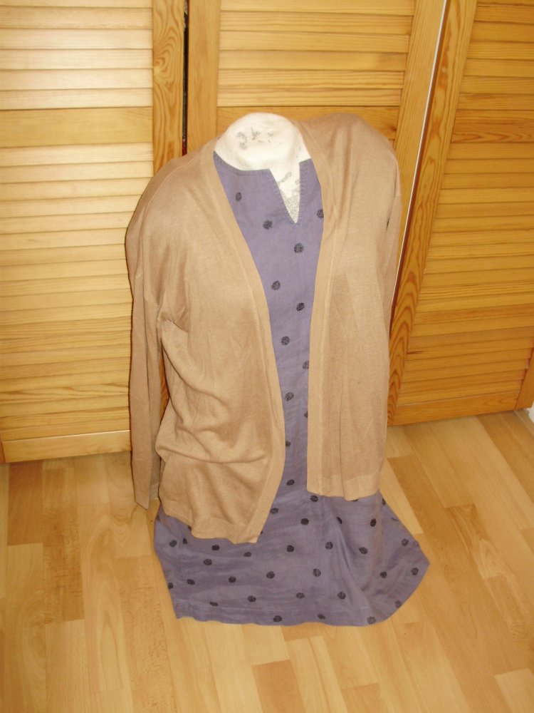 H&M Cardigan locker hellbraun Gr 36