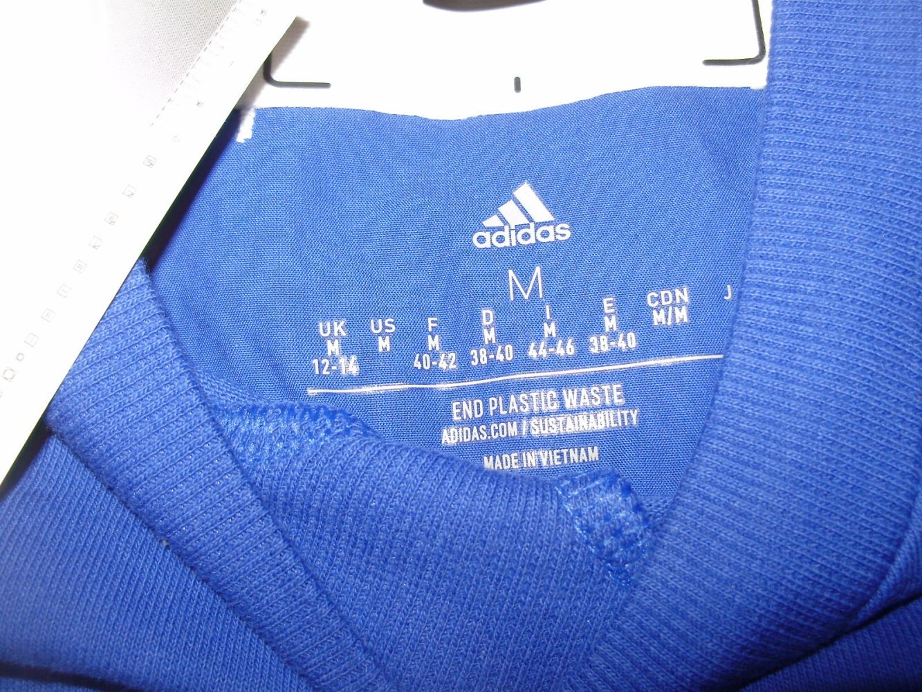 adidas Shirt blau 38-40 Nagelneu Etikett