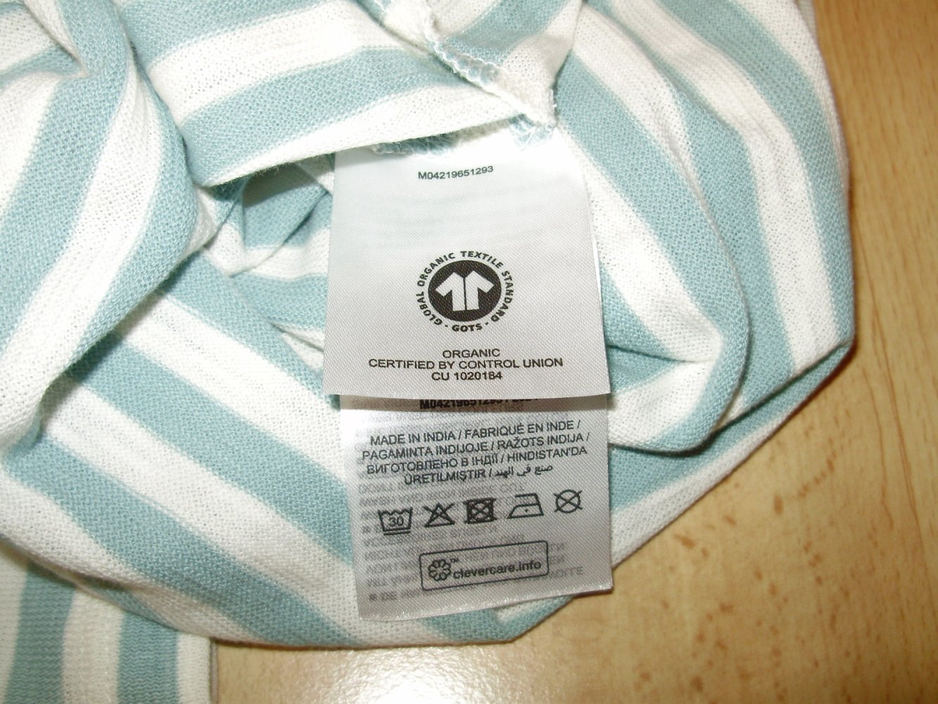 Marc O´Polo Shirt mint-weiß Streifen S