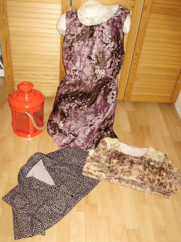 Outfit 7: Bonaparte Kleid + Jerseybluse + Lebek Shirt 40