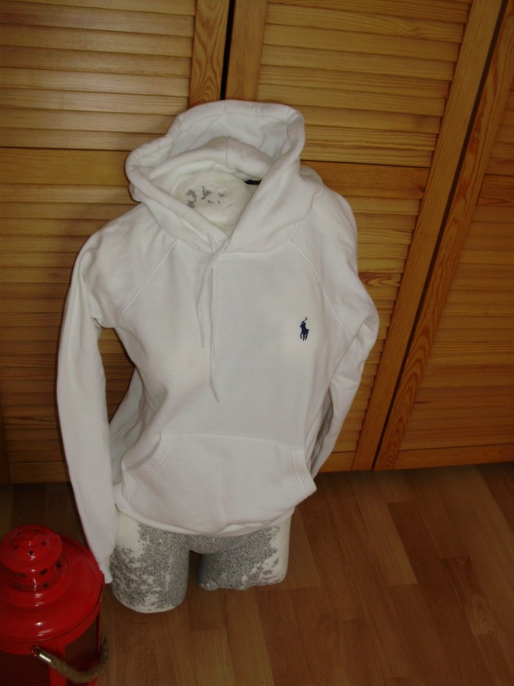 Ralph Lauren Hoodie Sweatshirt weiß M
