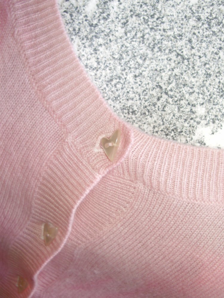 Sonia Fortuna Cardigan rose 100% Kaschmir S