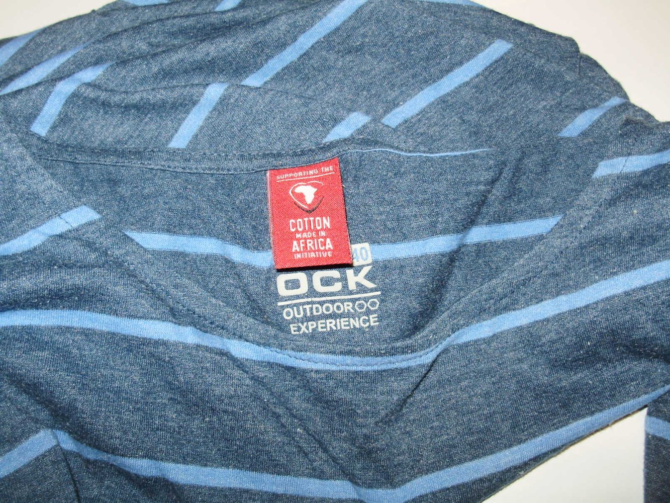 OCK Langarm Shirt blau Streifen 40