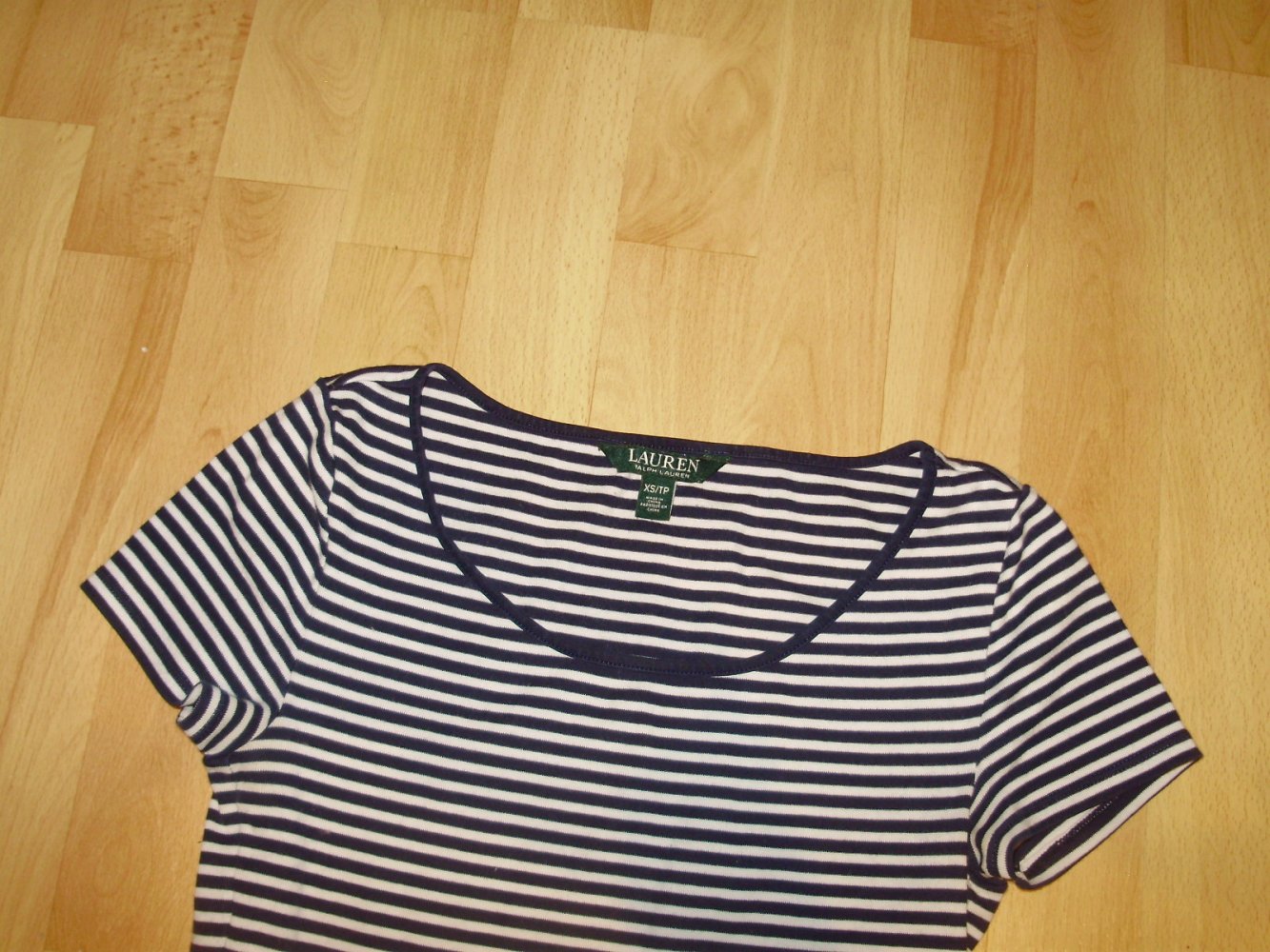 Ralph Lauren Shirt Streifen blau-weiß Marine XS S