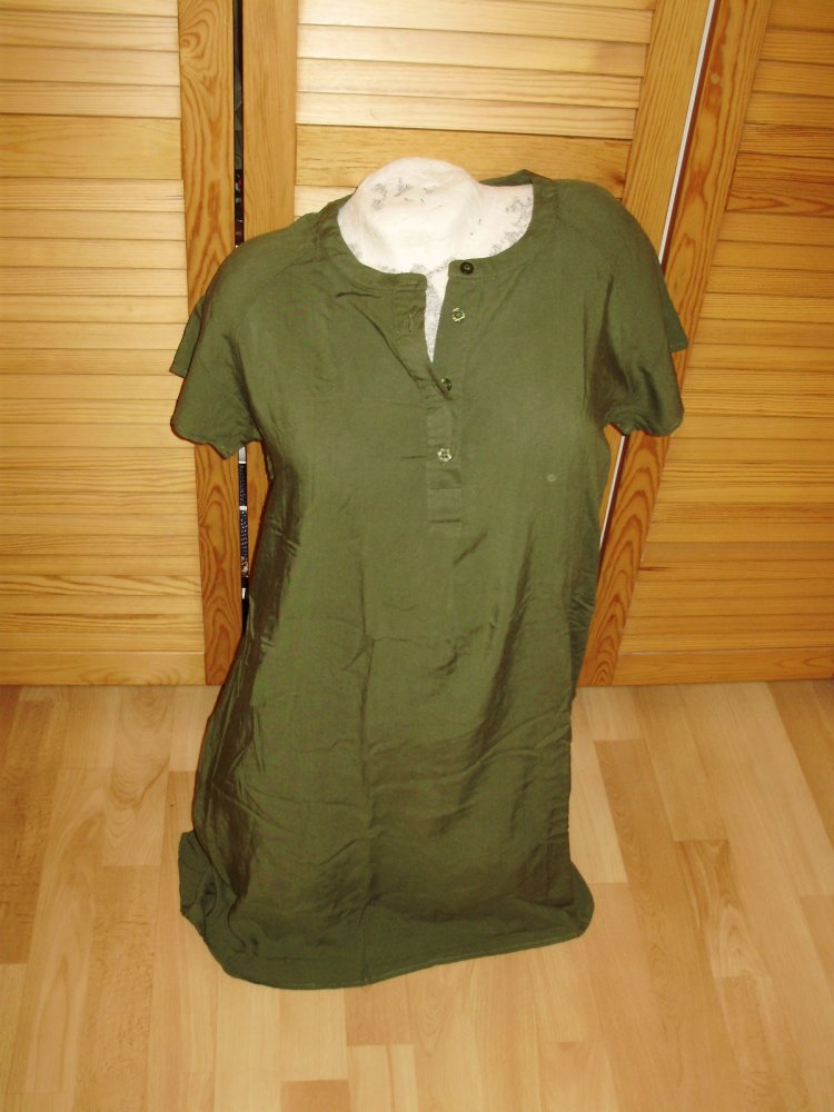 Natura Kleid khaki Knopfleiste M NEU