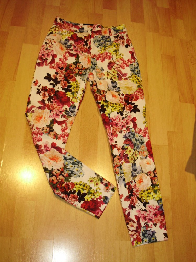 D&G Hose Blumen Stretch 40 = S