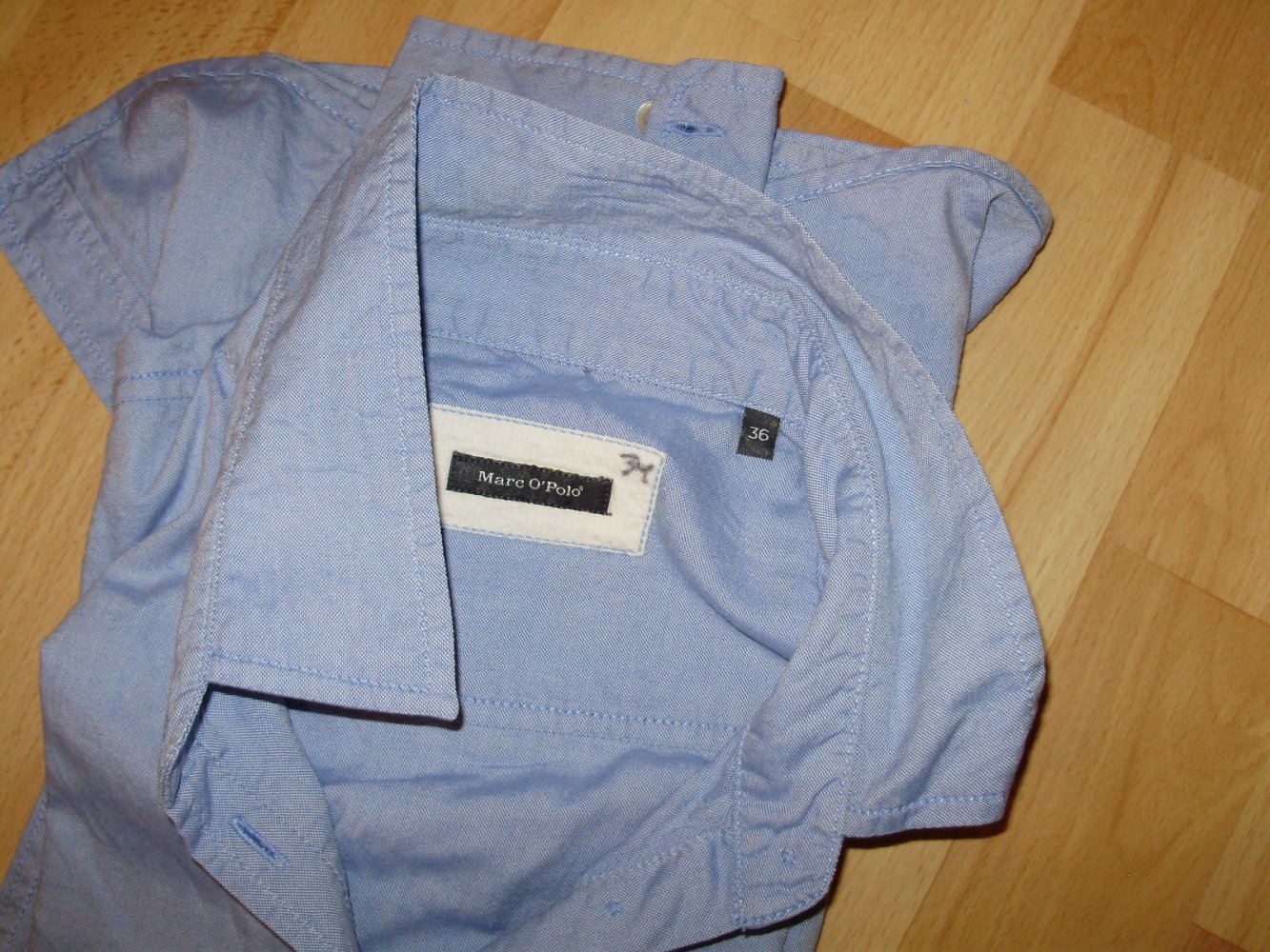 Marc O´Polo Bluse hellblau LA 100% BW 36