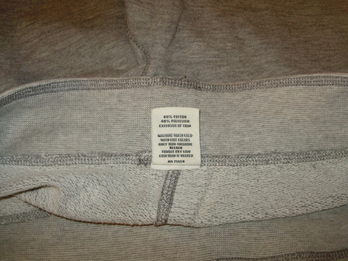 Abercrombie Sweat Shorts hellgrau L= S