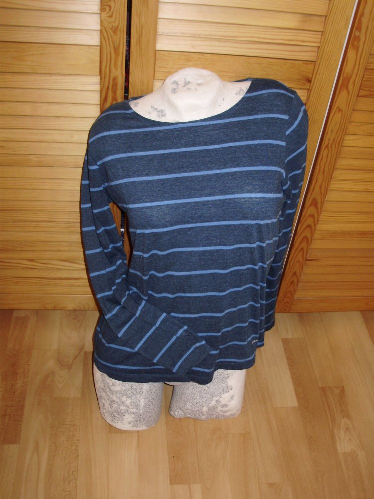 OCK Langarm Shirt blau Streifen 40