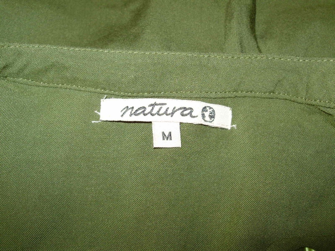 Natura Kleid khaki Knopfleiste M NEU