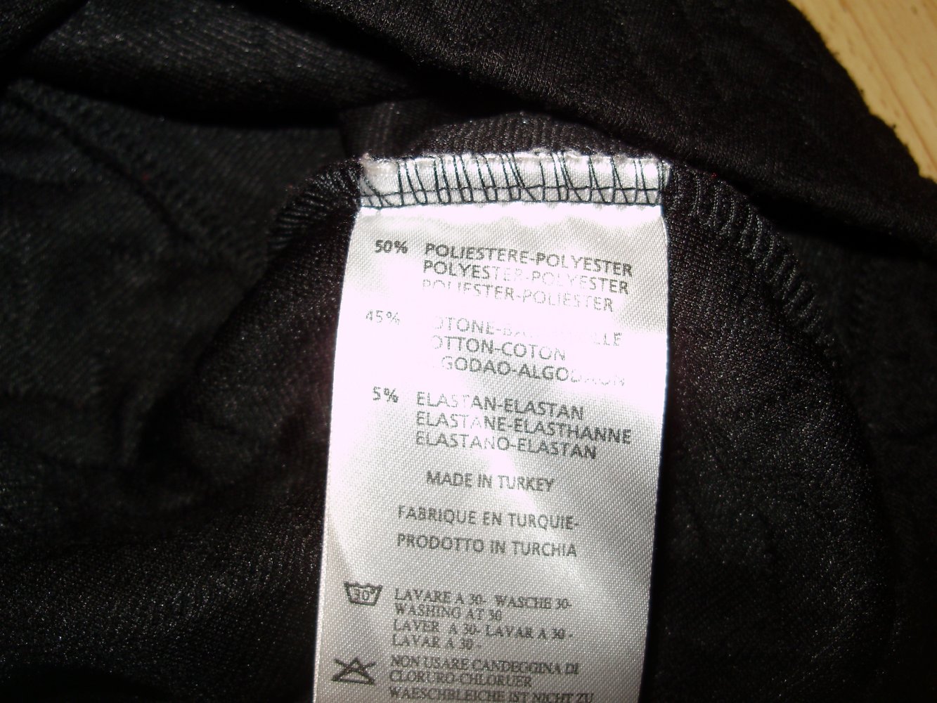 Apparel Kleid schwarz Stretch Etuikleid Wabenmuster Zopfmuster ausgefallen M