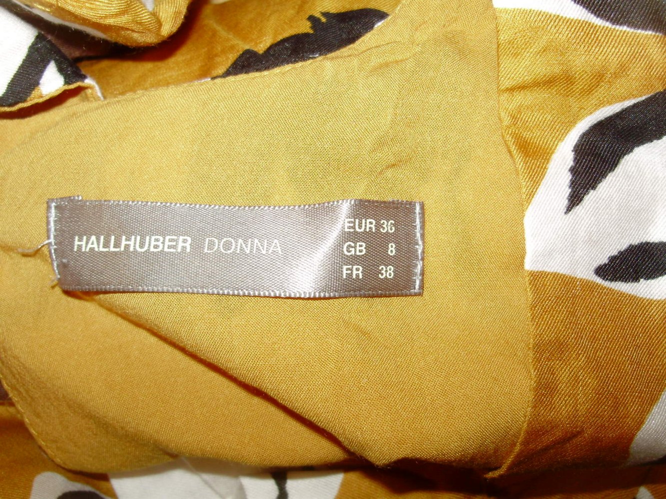 Hallhuber Bluse ausgefallen Brauntöne 36