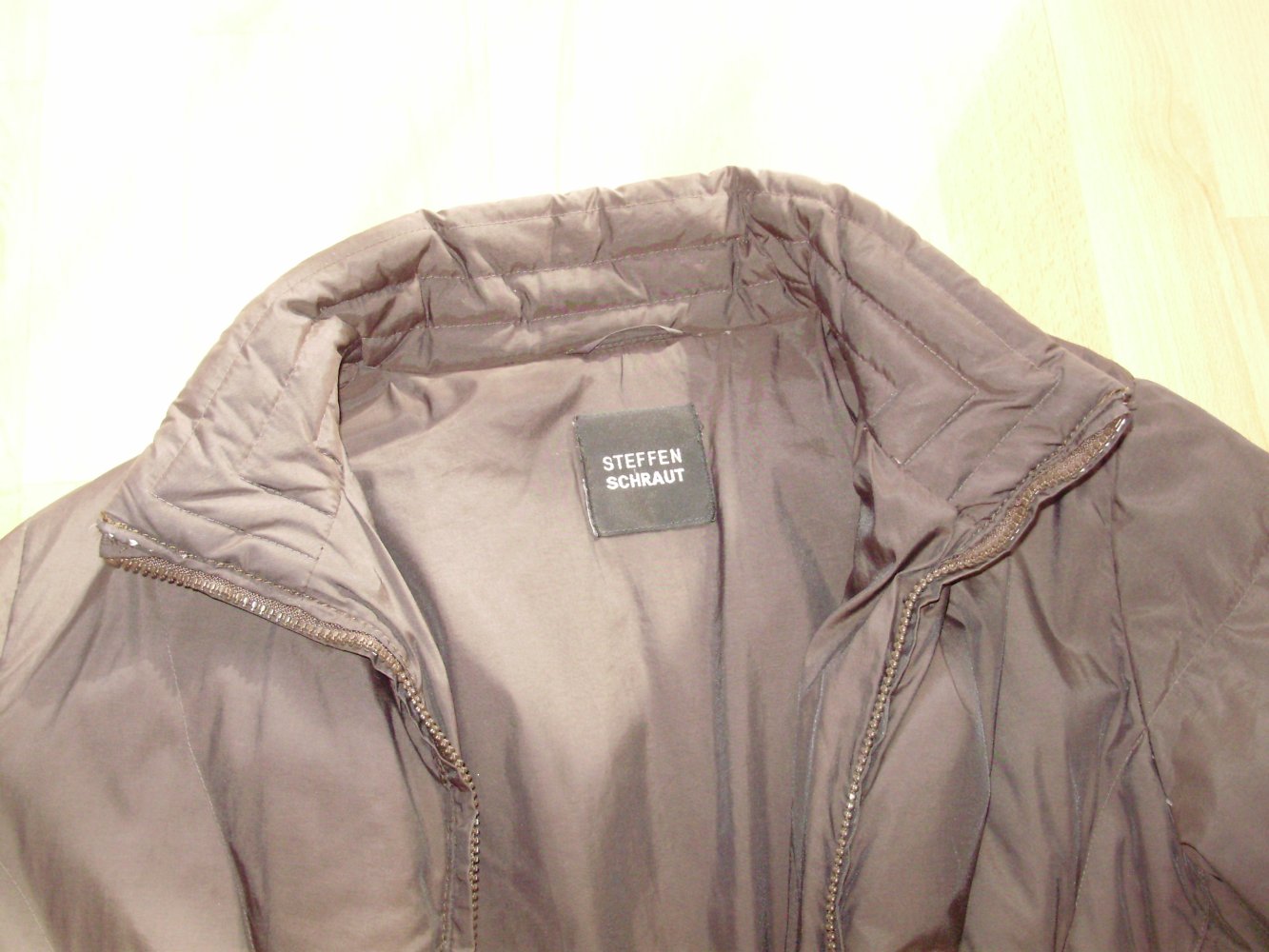 Steffen Schraut Daunen Mantel braun Gr 36