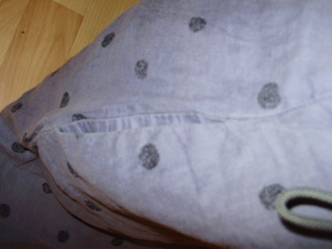 Sandwich Kleid 100% Leinen flieder dunkler 36