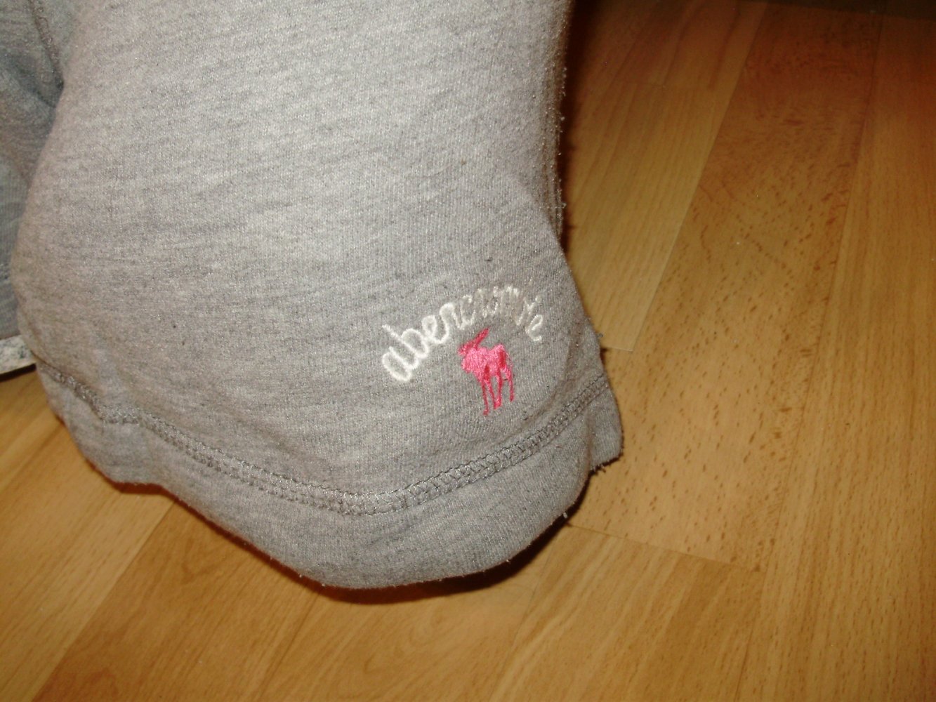 Abercrombie Sweat Shorts hellgrau L= S