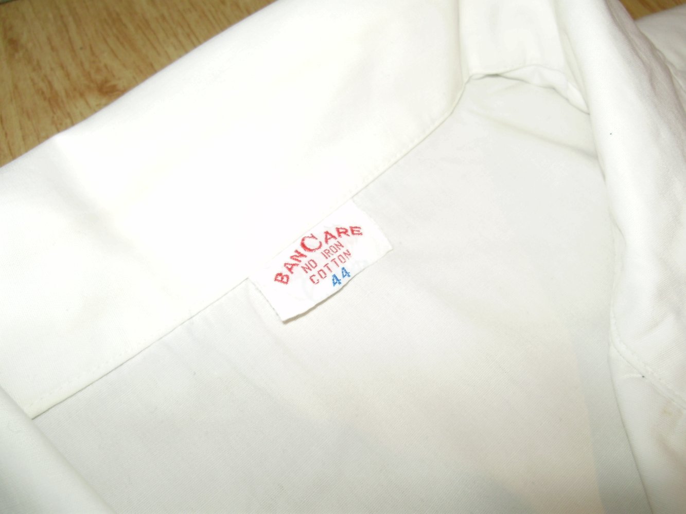 Vintage Bluse weiß Kurzarm 44